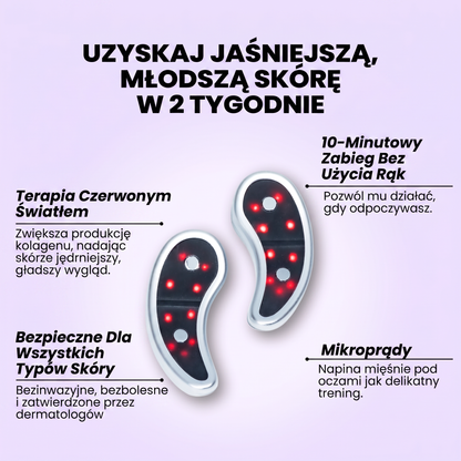 Solevi Eyepods - nakładki pod oczy z czerwonym światłem i mikroprądami
